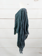 Long poncho all unraveled Chiapas