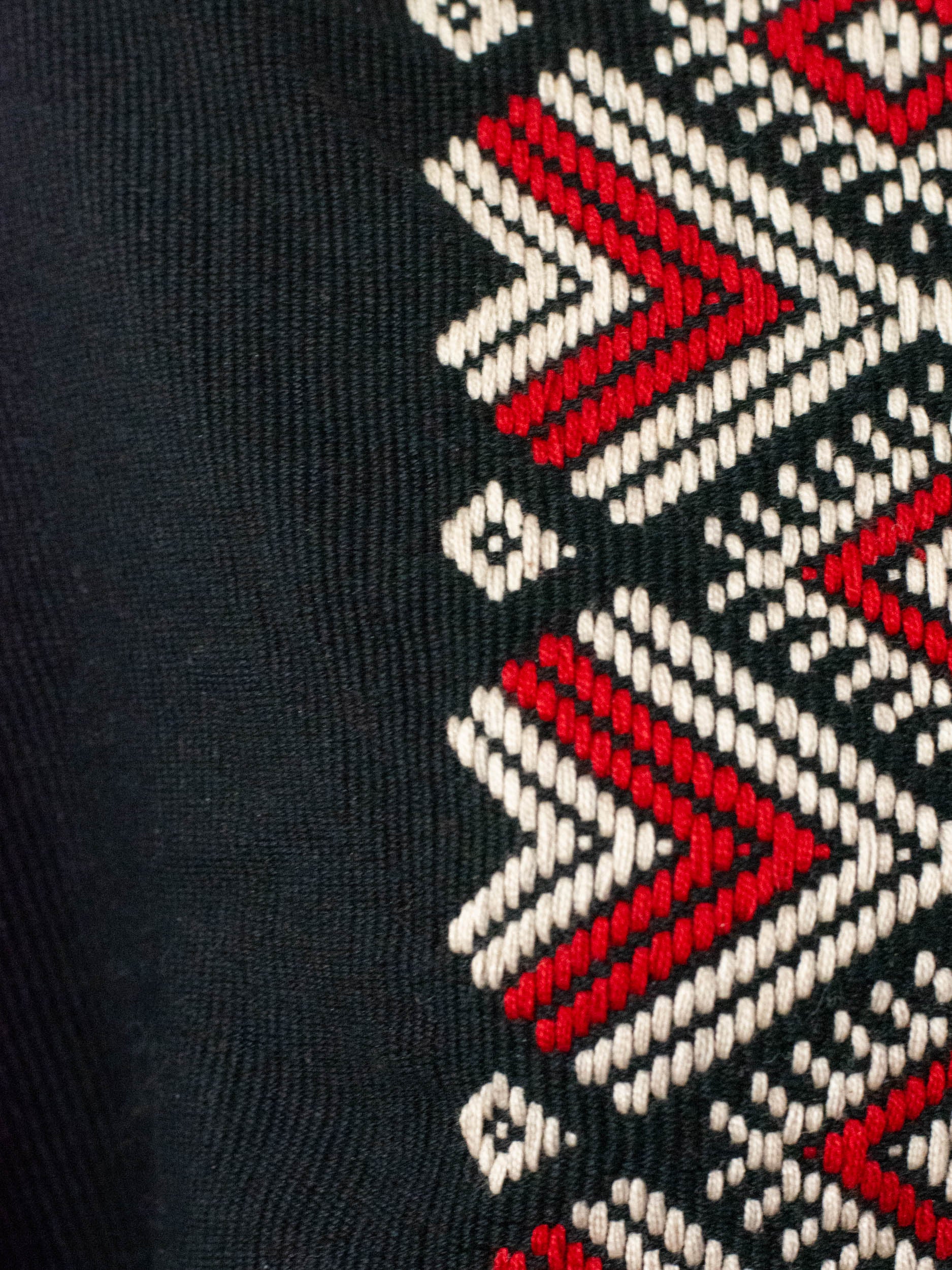 Short Chiapas poncho