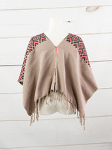 Short Chiapas poncho