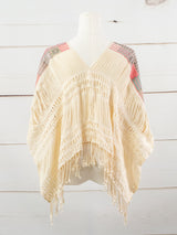 Short poncho, entirely frayed, Chiapas