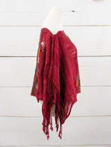 Short poncho, entirely frayed, Chiapas