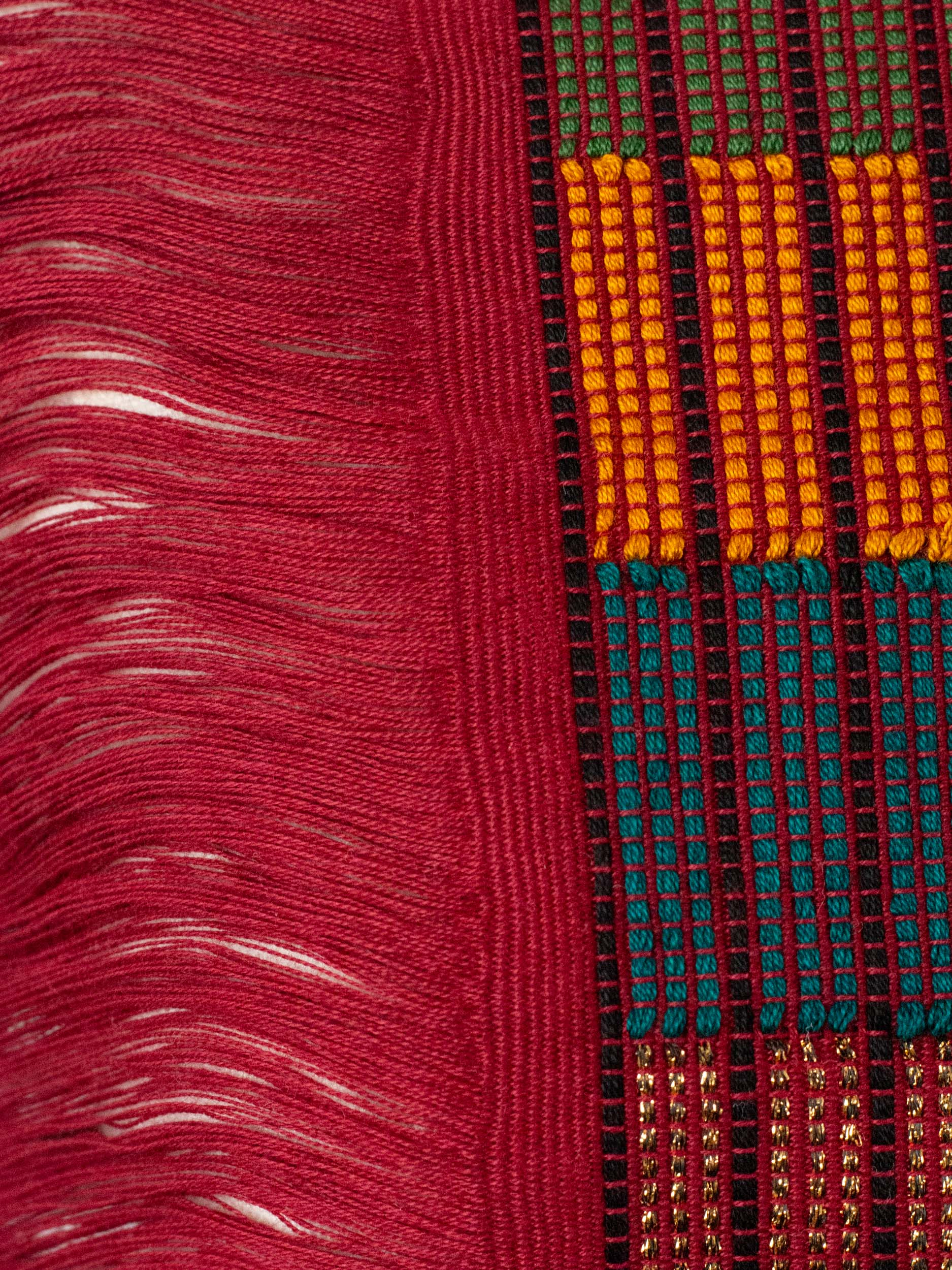 Short poncho, entirely frayed, Chiapas