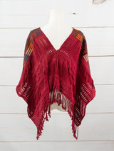 Short poncho, entirely frayed, Chiapas
