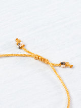 Small diamond-patterned Wixárika beaded bracelet