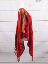 Long poncho all unraveled Chiapas