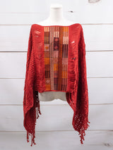 Long poncho all unraveled Chiapas