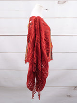 Long poncho all unraveled Chiapas