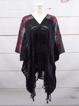 Long poncho all unraveled Chiapas