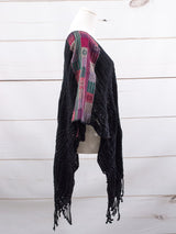 Long poncho all unraveled Chiapas