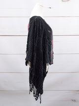 Long poncho all unraveled Chiapas